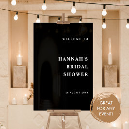 Jede Veranstaltung, elegant und modern Willkommen  Acrylschild