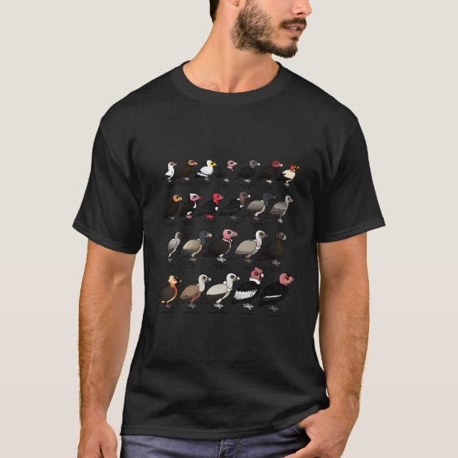 Jede Vogelart der Welt T-Shirt (Vorderseite)