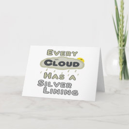 Jede Wolke hat eine silberne Färbung Karte