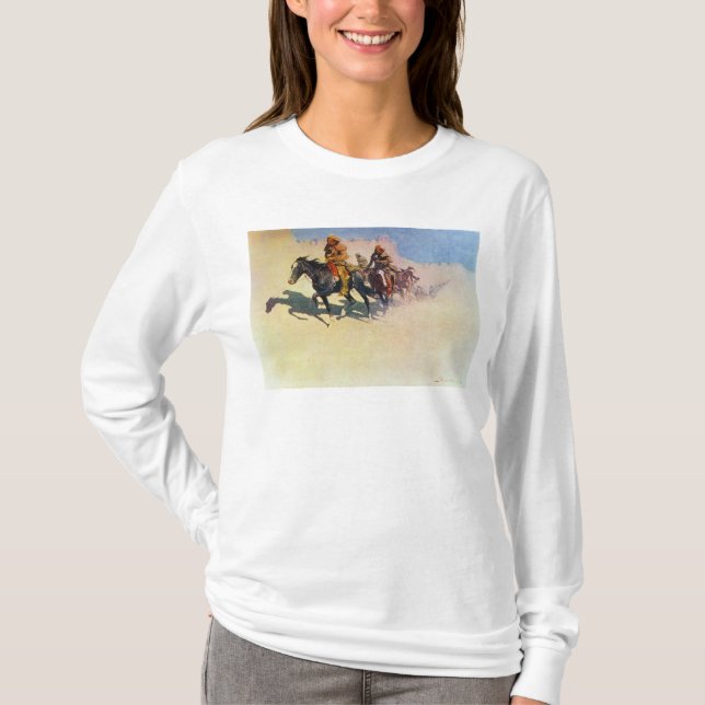 Jedediah Smith, der seine Weise über der Wüste T-Shirt (Vorderseite)