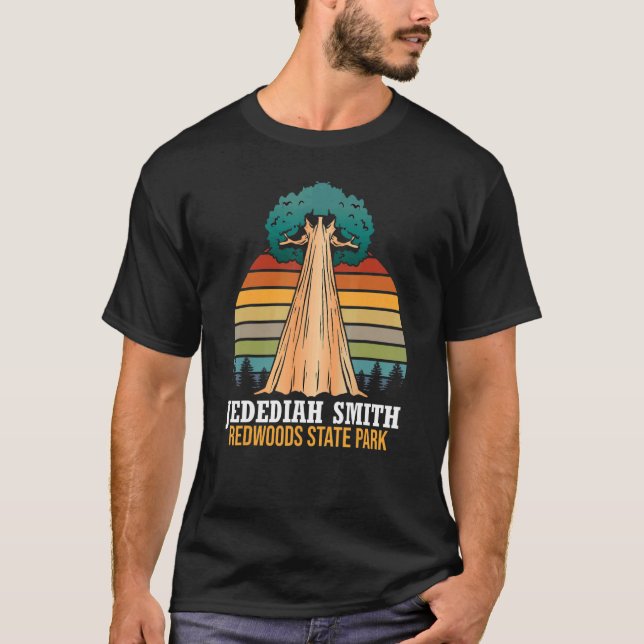 Jedediah Smith Redwoods State Park Giant Sequoia T T-Shirt (Vorderseite)