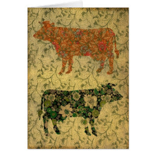 Jeden Anlaß-Blankekarte für Kuhspass