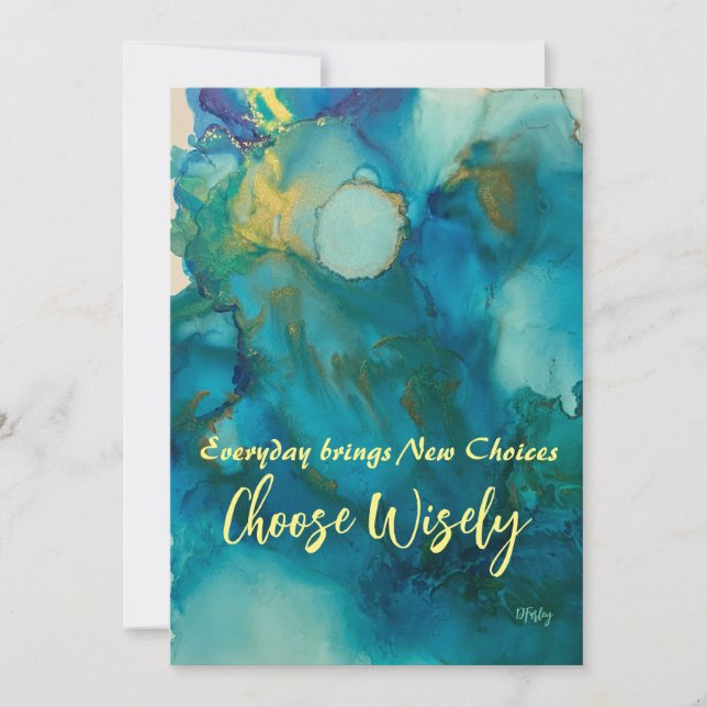 Jeden Anlaß flattern Dankeschön-Karte Dankeskarte (Vorderseite)