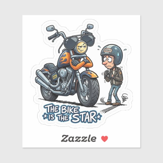 Jeden Cent wertvolle Biker-Kunst Aufkleber (Blatt)
