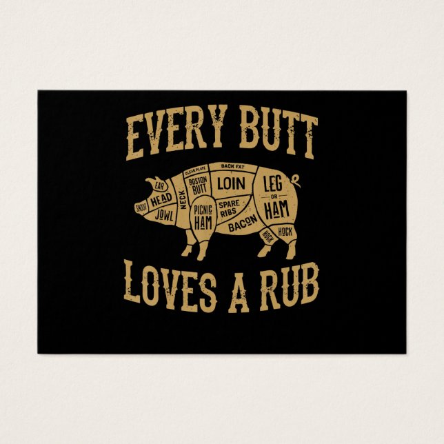 Jeden Hintern Lieben ein gutes Rub Funny Pig Schwe (Vorderseite)