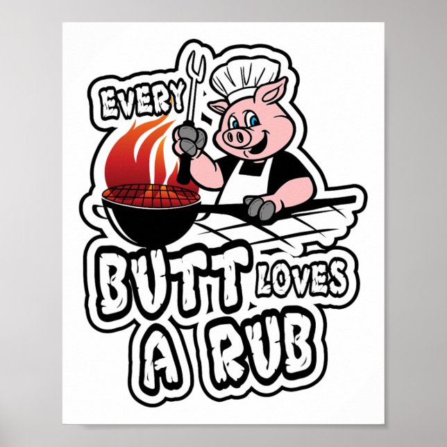 Jeden Hintern Lieben ein Rub Phantastisch Fleisch  Poster (Vorne)
