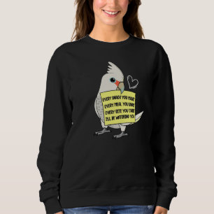 Jeden Imbiss essen oder biss I goffins Cockatoo Pa Sweatshirt