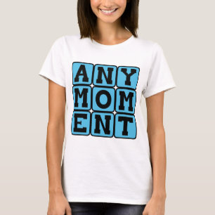 Jeden Moment, Schwangerschaftsankündigung (Junge) T-Shirt