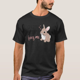 Jeden Sonntag Liebe Niedlich Baby Girl Osterhase T-Shirt