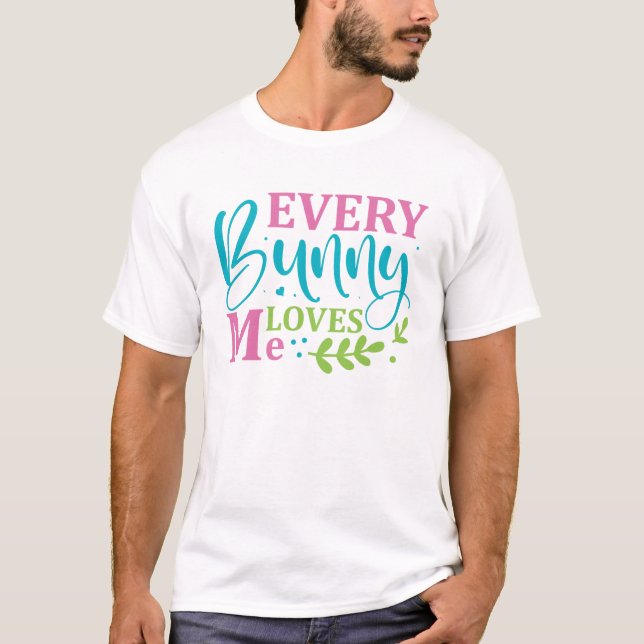 Jeden Sonntag Lieben Shirt Funny Oster (Vorderseite)