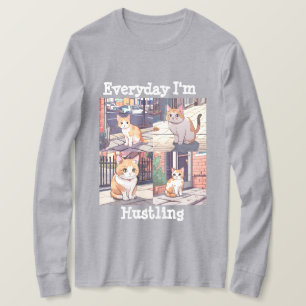 Jeden Tag bin ich eine harte Katze T-Shirt
