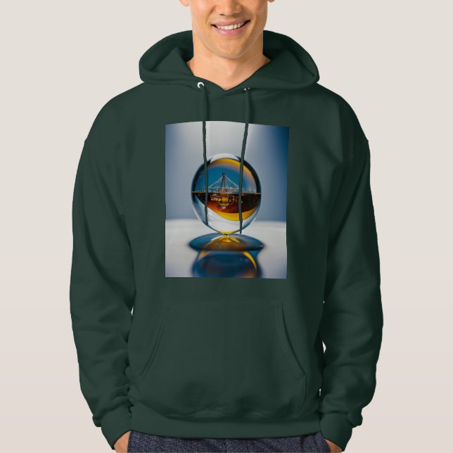 "Jeden Tag Chill Pullover Hoodie" (Vorderseite)