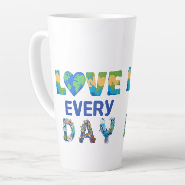 Jeden Tag die Liebe Milchtasse (Linke Ecke)