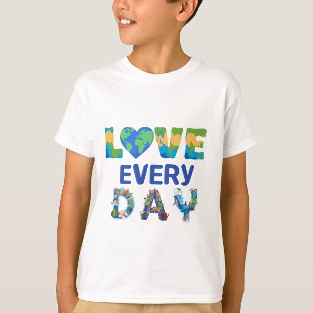 Jeden Tag die Liebe T-Shirt (Vorderseite)