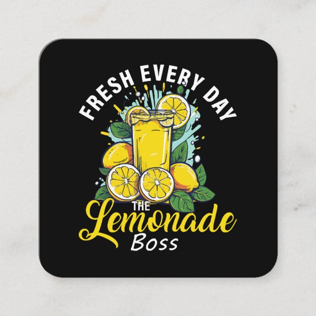 Jeden Tag frisch gekocht mit dem Lemonade-Boss (Vorderseite)