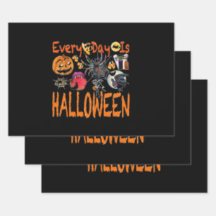 Jeden Tag ist Halloween Geschenkpapier Set
