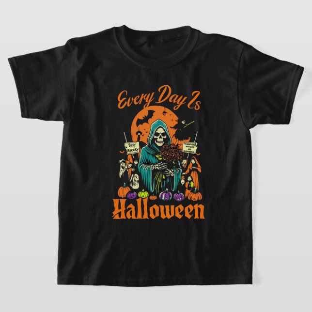 Jeden Tag ist Halloween T-Shirt (Ablage )
