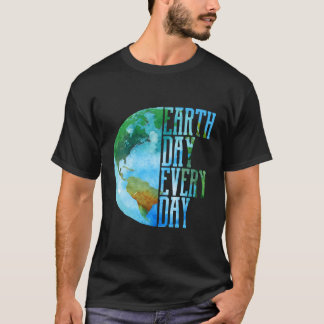 Jeden Tag Planet Natur T-Shirt