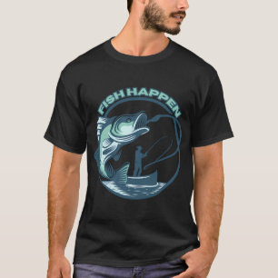 Jeden Tag zum Fischen geboren - Leben um zu Fische T-Shirt