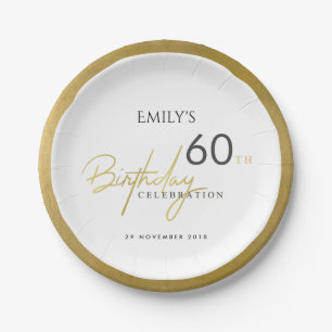 JEDER ALTER EINFACHER ELEGANTER GOLDTYPOGRAFIE BIR PAPPTELLER