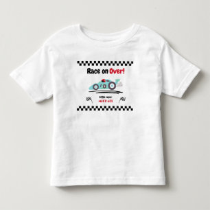 Jeder Alter Geburtstagsrennen auf Über Blau Rennwa Kleinkind T-shirt
