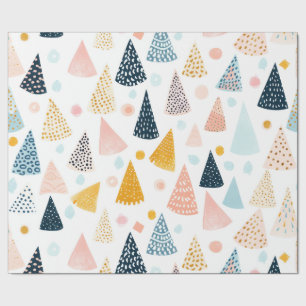 Jeder Alter glücklicher pastell Geburtstag Feierta Geschenkpapier