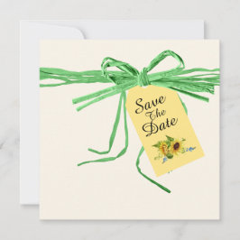 Jeder Anlass Ribbon und Sonnenblumen Einladung