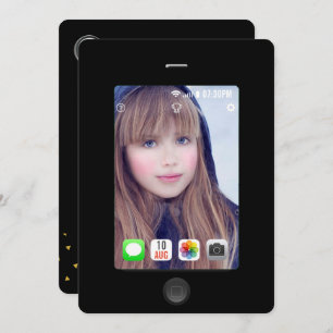 Jeder Anlass Selfie Party hinzufügen Fotoeinladung Einladung