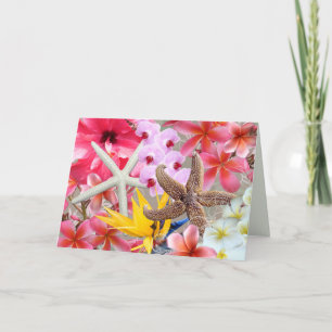 Jeder Anlasshawaiische Blumen-und Karte