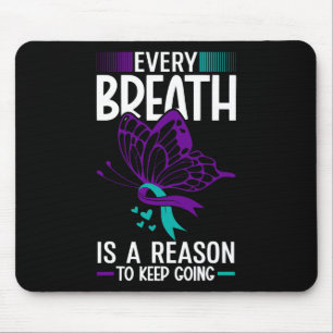 Jeder Atem ist ein Grund für Suizidprävention Awar Mousepad