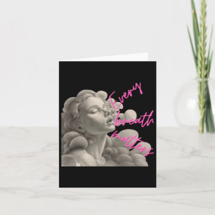 Jeder Atemzug ist ein Geschenk für Spaß an der Ach Karte