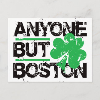 Jeder außer Boston! Postkarte
