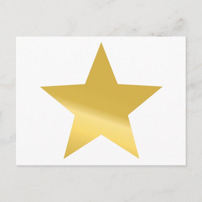 Jeder bekommt einen Gold Star Postkarte (Vorderseite)