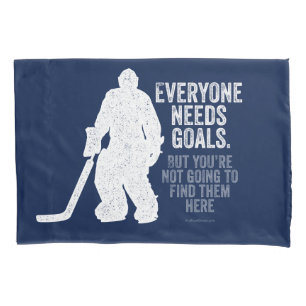 Jeder benötigt Ziele (Hockey) Kissenbezug