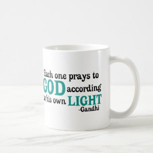 Jeder betet nach seinem eigenen Licht zu Gott Tasse