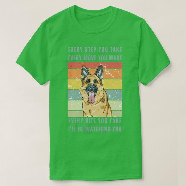 Jeder Biss, den du mit deutscher Shepard nimmst T-Shirt (Design vorne)