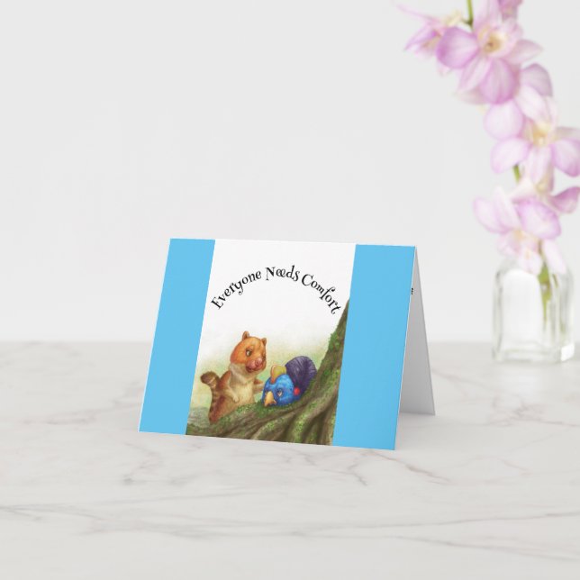 Jeder braucht eine sympathische Karte für Kinder (Orchidee)