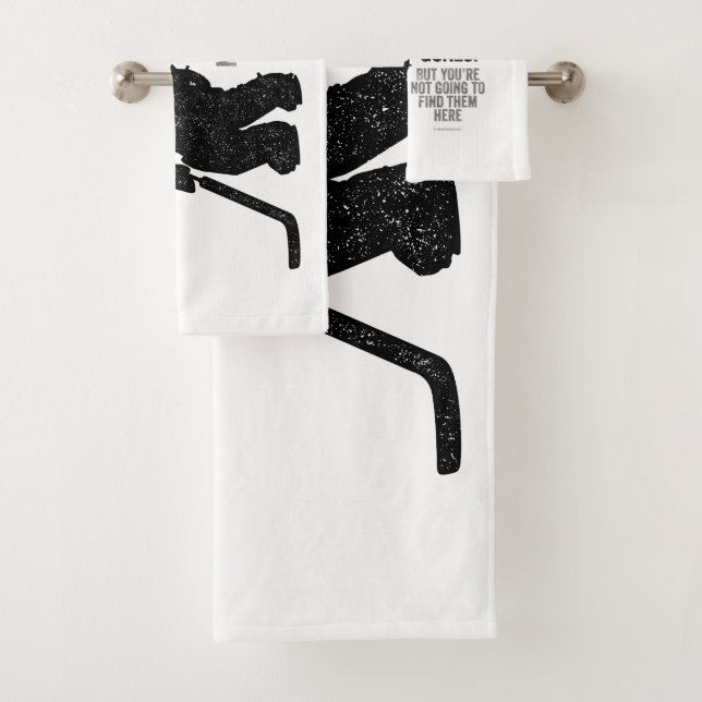 Jeder braucht Ziele (Hockey) Badhandtuch Set (Insitu)