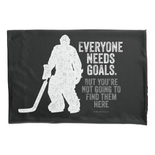 Jeder braucht Ziele (Hockey) Kissenbezug