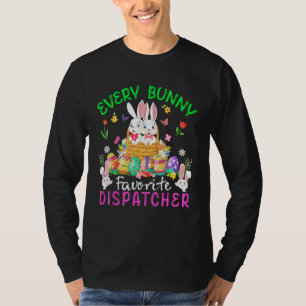 Jeder Bunny Lieblings Dispatcher zwei Bunnies mit  T-Shirt