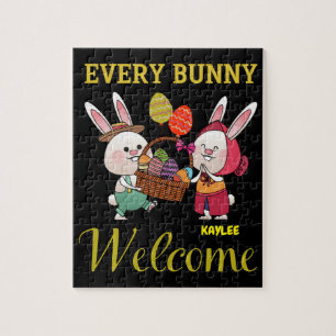 "JEDER BUNNY" PUZZLE PERSONALISIERT