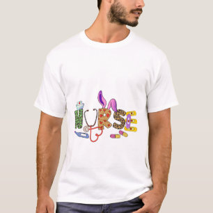 Jeder Bunny's Lieblings-Krankenschwester glücklic T-Shirt