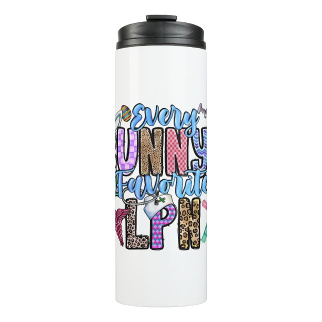 Jeder Bunnys liebt LPN Thermosbecher (Vorderseite)