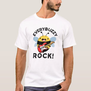 Jeder Buzzy Rock Funny Music Pun T-Shirt