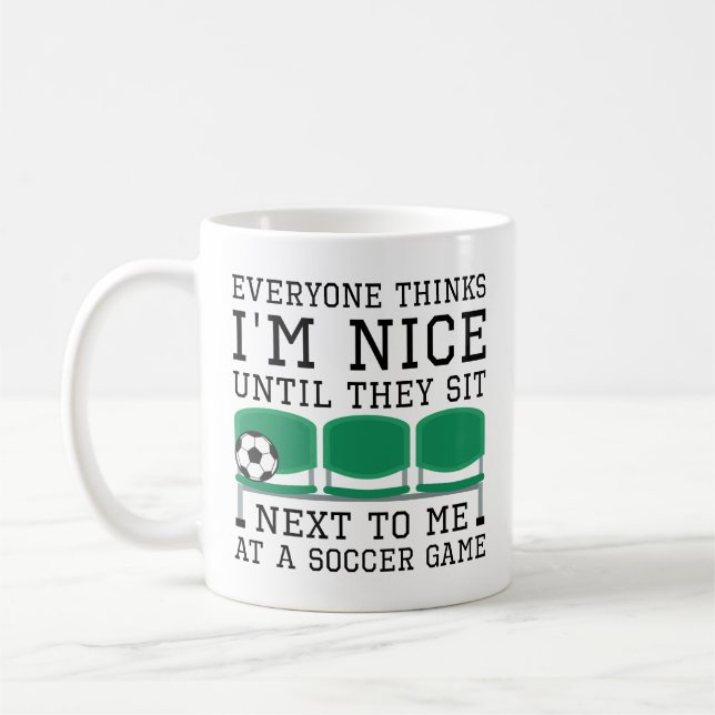 Jeder denkt, ich sei nett kaffeetasse (Links)