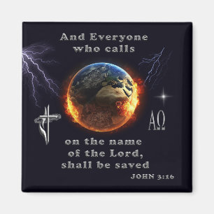 Jeder, der den Namen des Herrn anruft Magnet