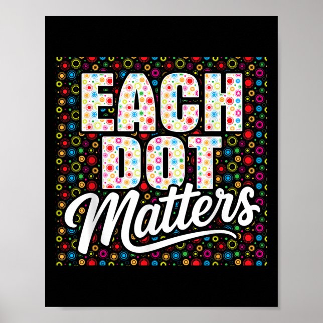 Jeder Dot S Polka Dot Lover Happy Dot Day Kinder M Poster (Vorne)