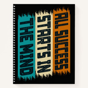 Jeder Erfolg beginnt im Kopf Notizbuch