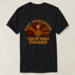 Jeder Erntedank, den ich meiner Familie ein Vogelg T-Shirt