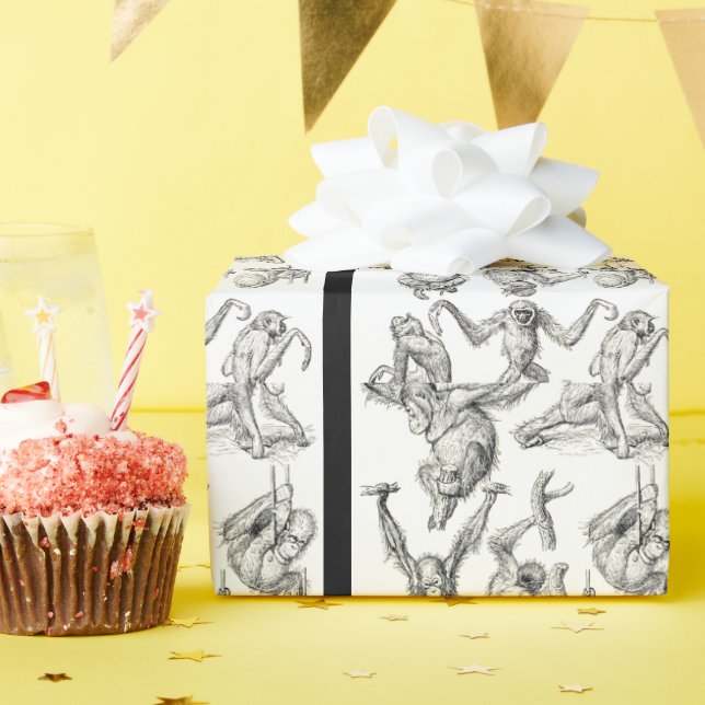 Jeder Fall Orangutan Niedlich Ape Geschenkpapier (Geburtstagsparty)